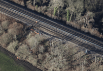 All four railway lines through Hook reopened after landslip repairs
