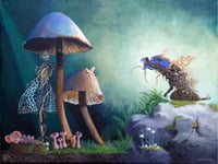 Woking artist exhibits striking paintings at The Lightbox 