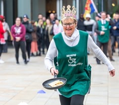 Go flat out to enter town pancake race