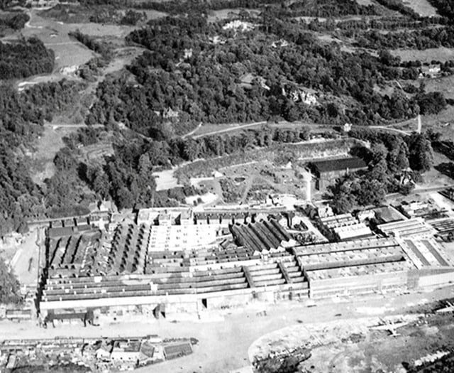 Peeps into the Past: Barrage balloons at Brooklands after wartime raid