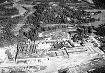 Peeps into the Past: Barrage balloons at Brooklands after wartime raid