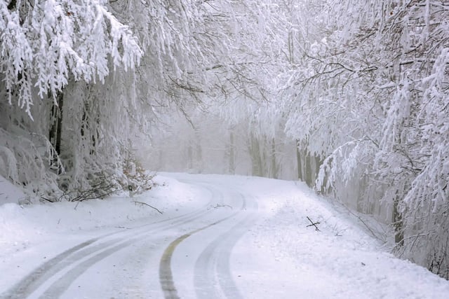 Police stress caution when driving on snow-covered roads 