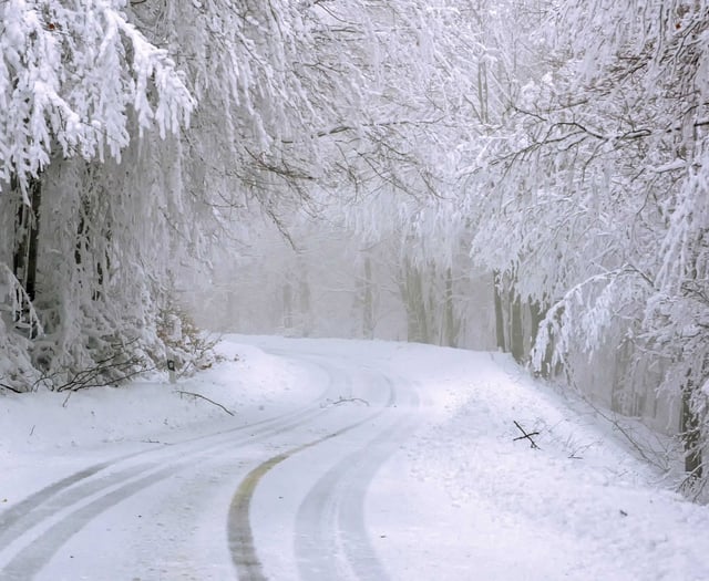 Police stress caution when driving on snow-covered roads 