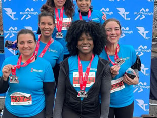 Woking fitness group raise funds for charity at Surrey Half Marathon