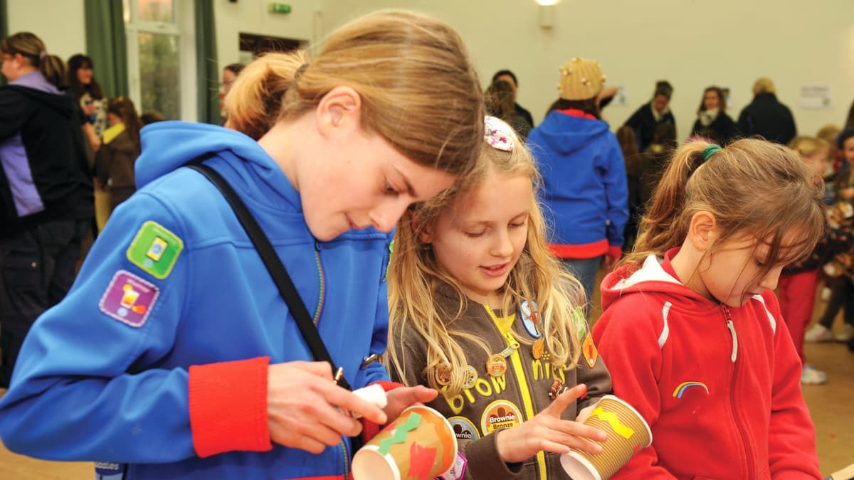 Woking's Rainbows, Brownies, Guides and Rangers gather to celebrate