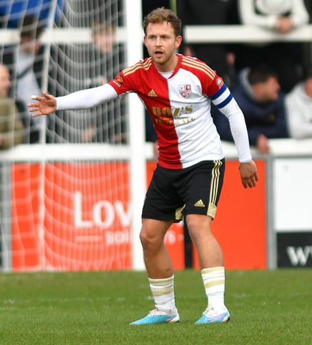 Woking skipper Josh Casey.