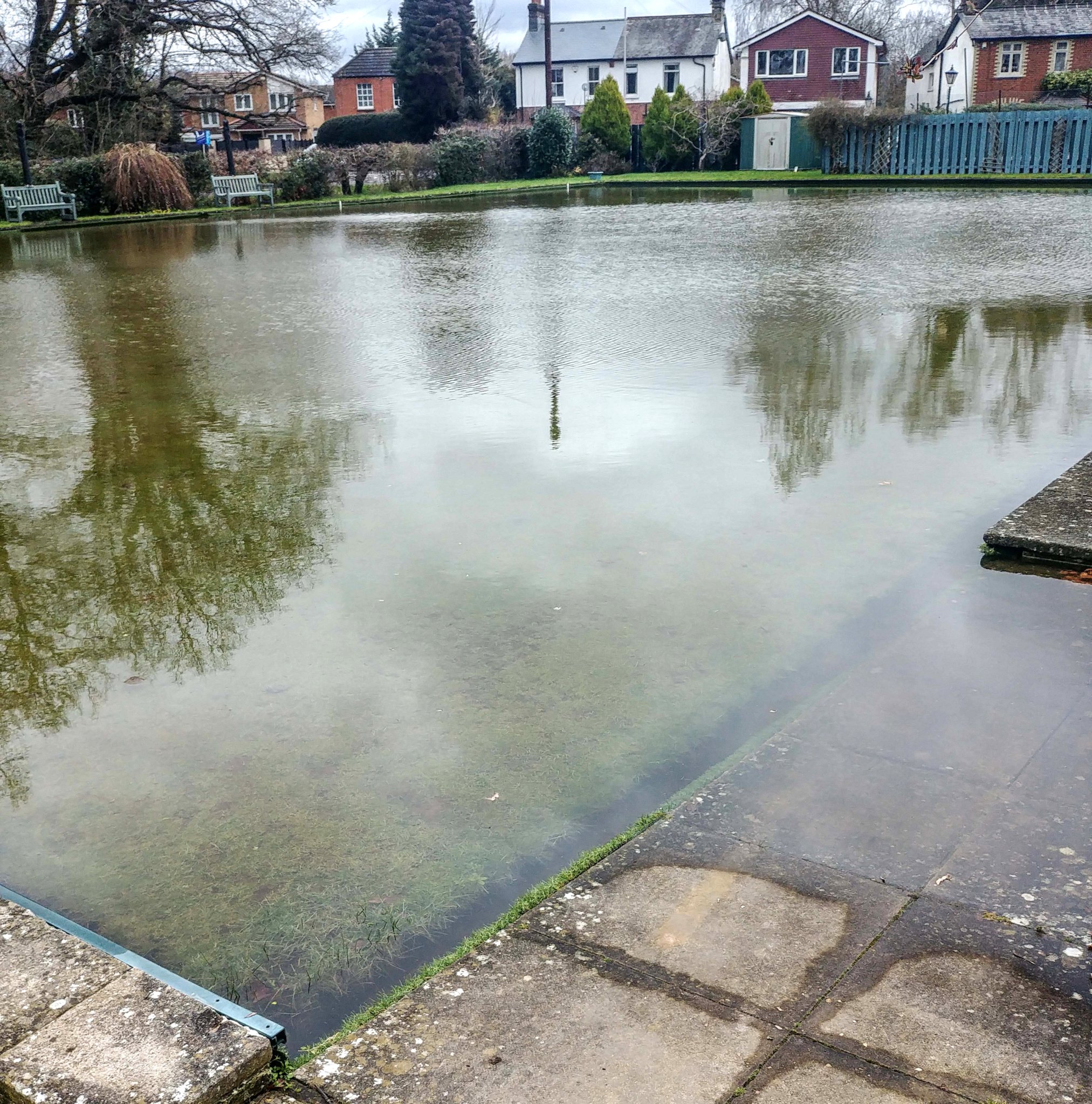 Bowls club under water - and under threat to survive due to flooding