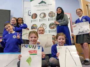 Pupils help teacher get set for charity mountain challenge