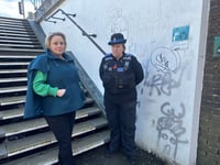 Police commissioner experiences life on the beat with a PCSO