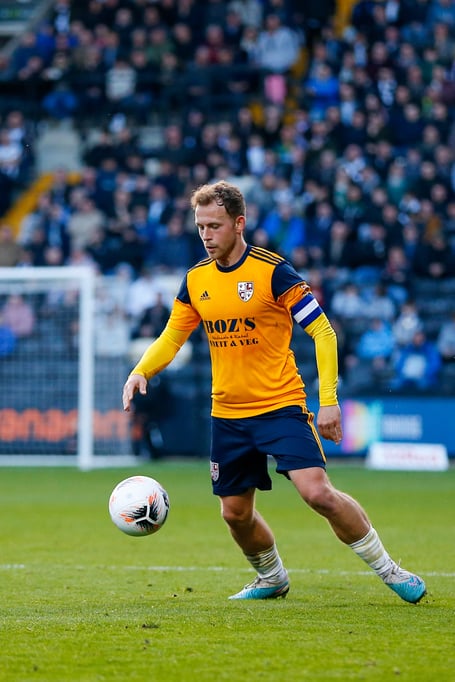 Josh Casey, Woking's skipper.