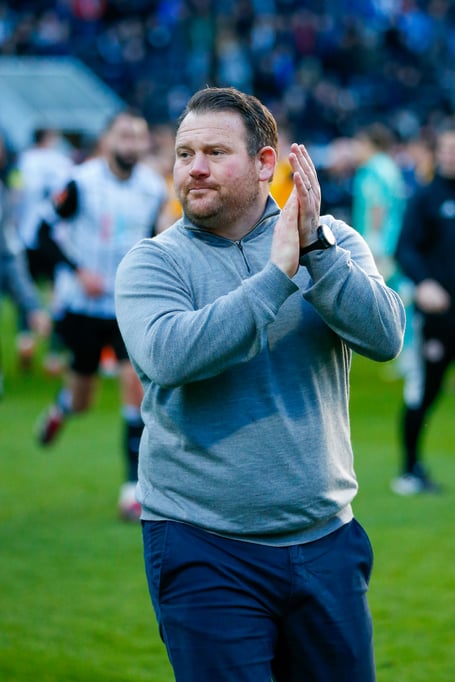 Woking gaffer Darren Sarll after the defeat by Notts County.