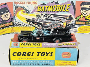 Holy classic toy! Corgi Batmobile could sell for £200 at local auction
