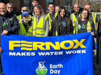 Sheerwater company protects environment with Earth Day litter-pick
