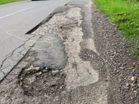 Hole lot of trouble: The menace of potholes on local routes