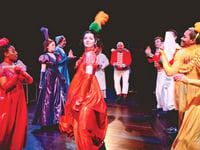 Musical farce that gave its name to popular chocolate selection