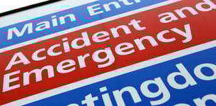 Drop in visits to A&E at the Royal Surrey County Hospital last month