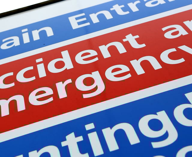 Drop in visits to A&E at the Royal Surrey County Hospital last month