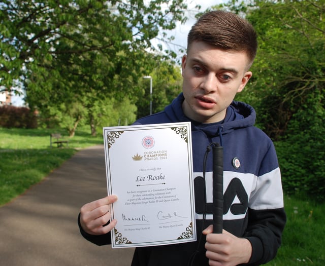 Blind teenager honoured by King and Queen celebrates rare accolade