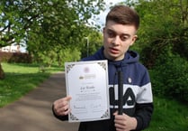 Blind teenager honoured by King and Queen celebrates rare accolade