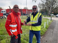 Key moment: Eagle-eyed Woking Litter Warriors deliver for Royal Mail