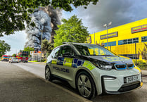 Huge blaze at Byfleet self-storage warehouse