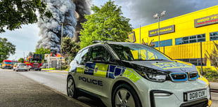 Huge blaze at Byfleet self-storage warehouse