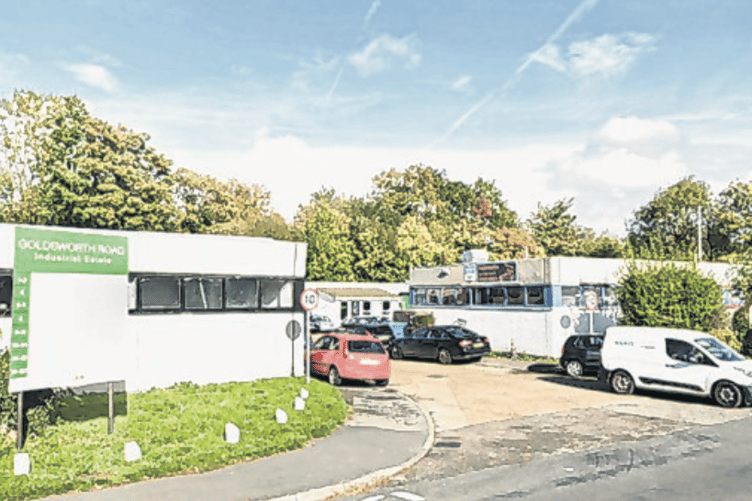 Goldsworth Industrial Estate.