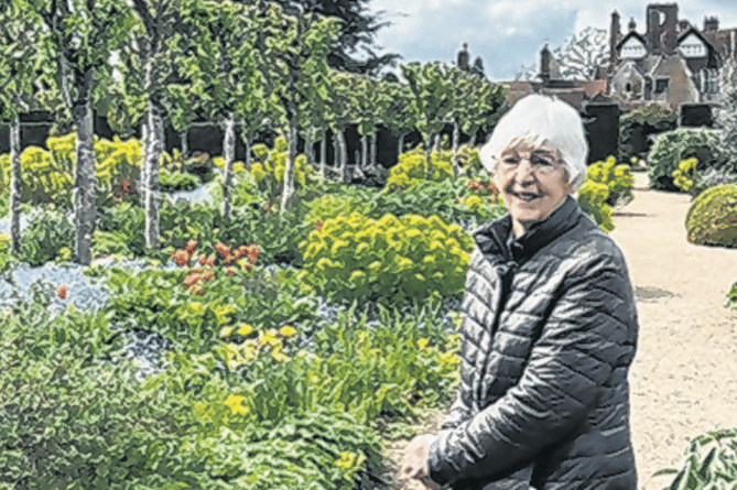 Margot Craig at Loseley House, which she always enjoyed visiting