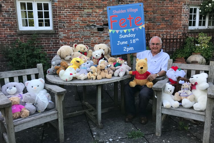 Shalden Village Fete committee member Ian Champness, June 2023.