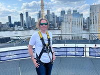 Grandmother from Holybourne walks across O2 roof for charity
