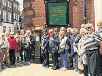 Arts society day trip sees them explore history and literary heritage