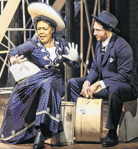  Bree Smith and James Darch play passengers Alice and Edgar Beane in Titanic The Musical