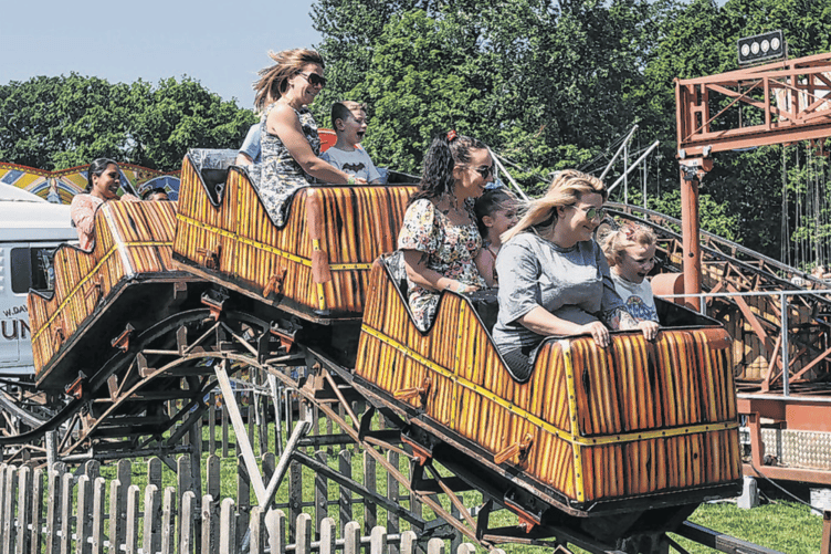 The mini-scenic railway was a must-ride for many