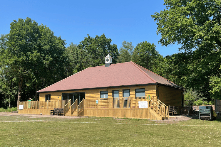 Pirbright Cricket Club's new pavilion