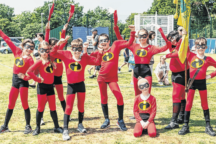 Beavers designed their own distinctive superhero costumes