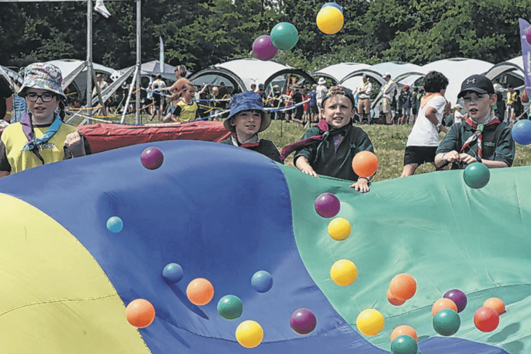 Youngsters from the Woking district enjoying the SCRAM activity day in Epsom
