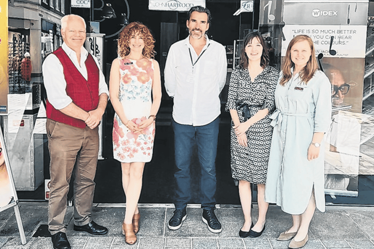 A team from Bayfields in Woking raised more than £500 for The Lighthouse charity at an audiology open day