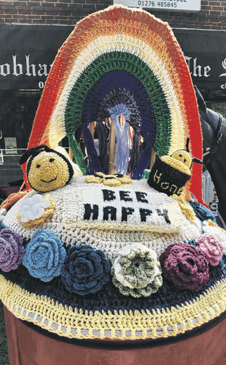 Carol Clark's creation to mark World Bee Day