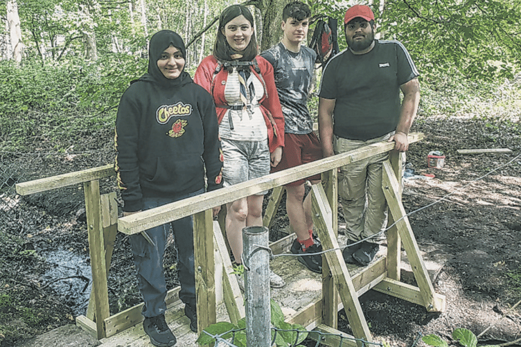 Woking District’s Maverick Explorer Scout unit tries out its handiwork