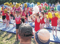Hundreds attend Bisley Strawberry Fayre, despite extreme heat