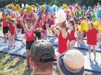 Hundreds attend Bisley Strawberry Fayre, despite extreme heat