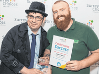 Woking charity honoured at Surrey Choices Celebrating Success Awards