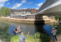 Extinction Rebellion protesters hijack River Wey charity duck race
