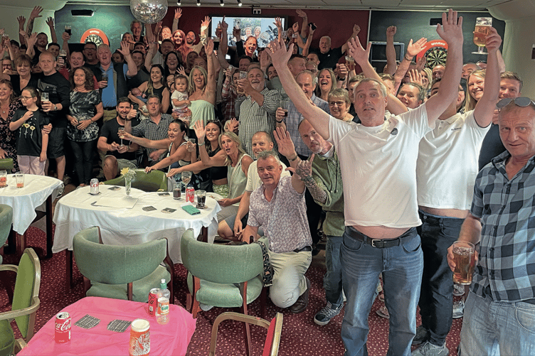 Contestants and people who supported the fundraising tournament at Chobham Club