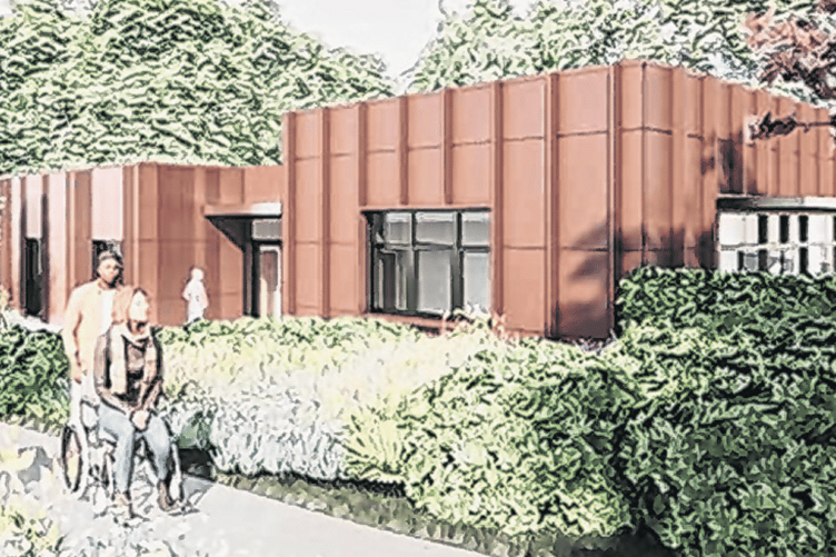 A visualisation of the Banstead site