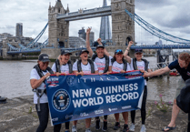 Horsell woman is a record breaker for rowing round Britain
