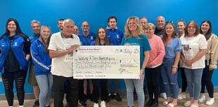 £5k presented to hospice after fundraiser at Sheerwater FC