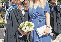 Emily follows mum and grandad in graduating from same university