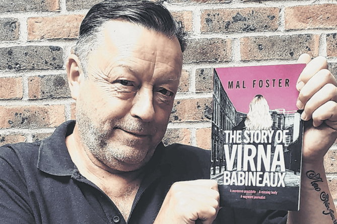 Local author Mal Foster with his latest novel, which features a new protagonist