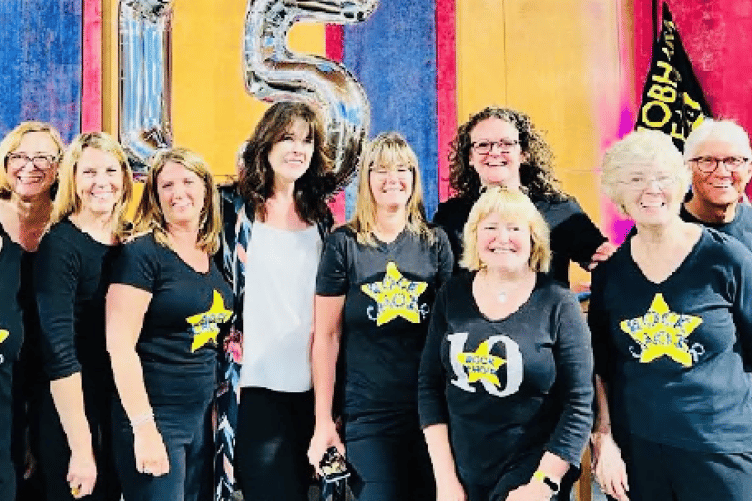 Members of Chobham Rock Choir